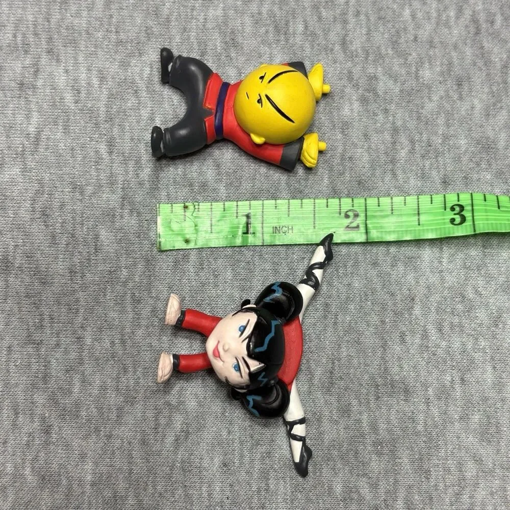 Xiaolin Showdown Omi &‎ Kimiko Figure Set 2005 Warner Bros Cartoon Network